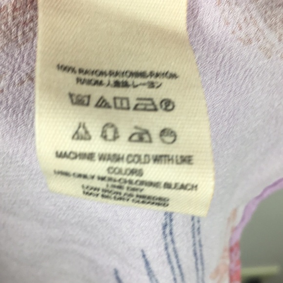 Free People Clear Skies Floral Tunic Top Boho S - Picture 7 of 7